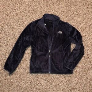 Women’s Northface fuzzy zip up